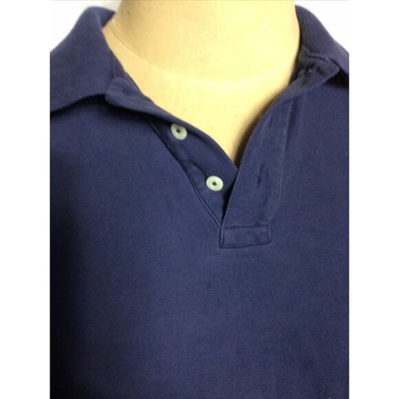 Polo Shirt Mens Extra Large Navy Blue Short Sleeve Casual By Magellan Outdoors - Picture 1 of 5